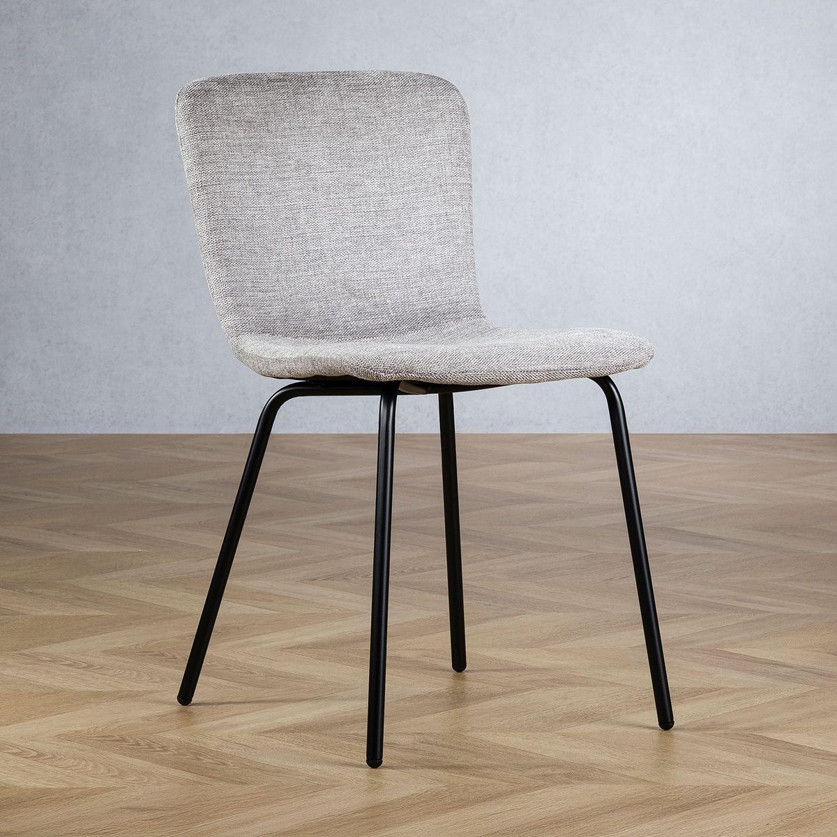 IDIMEX Lot de 4 chaises AUDREY en tissu