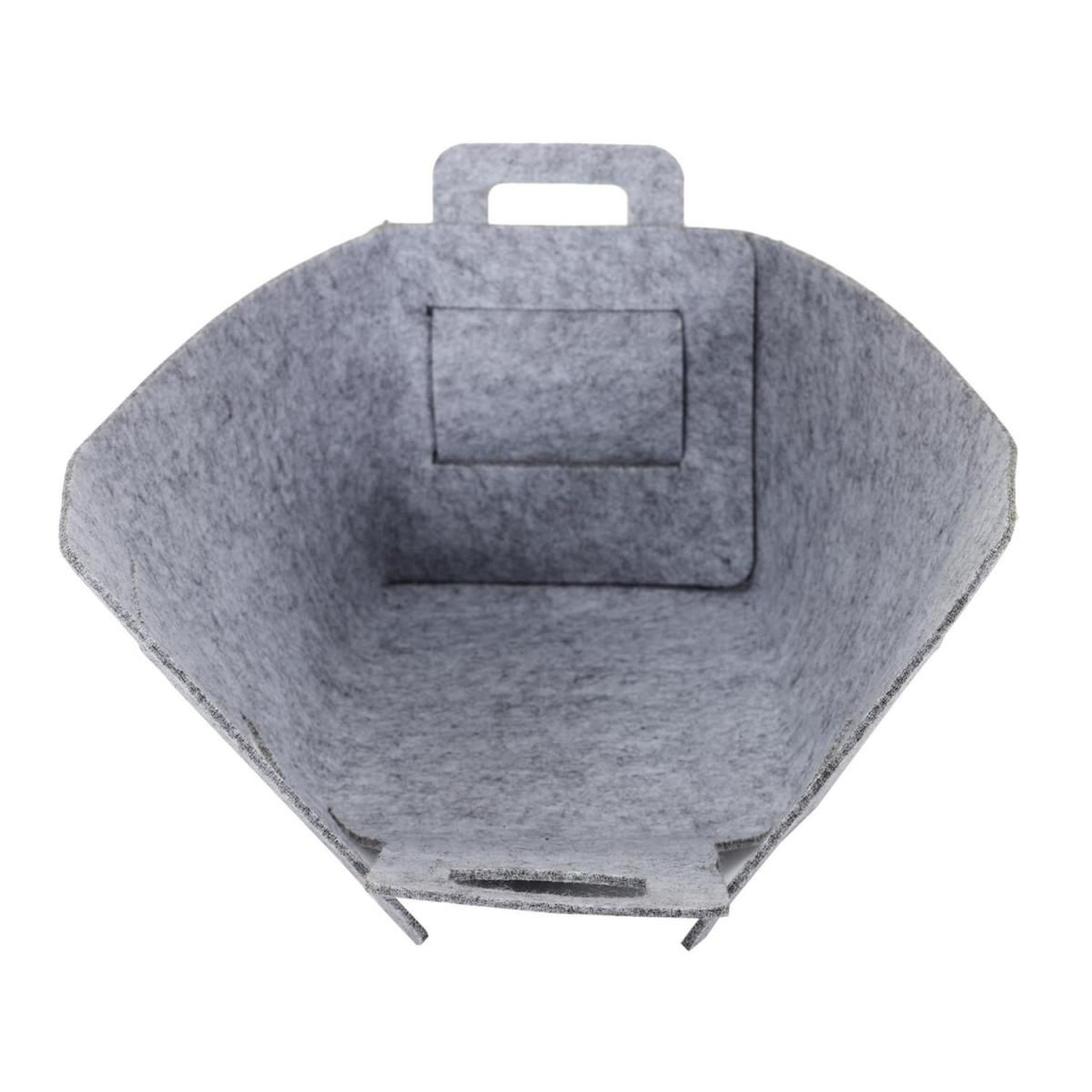 Voir la diapositive 4 : The Home Deco Factory Panier de Rangement  Feutre Pliable  25cm Gris
