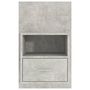 Voir la diapositive 5 : VIDAXL Table de chevet murale Gris beton