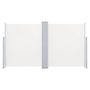 Voir la diapositive 2 : VIDAXL Auvent lateral double retractable de patio 170x600 cm Creme
