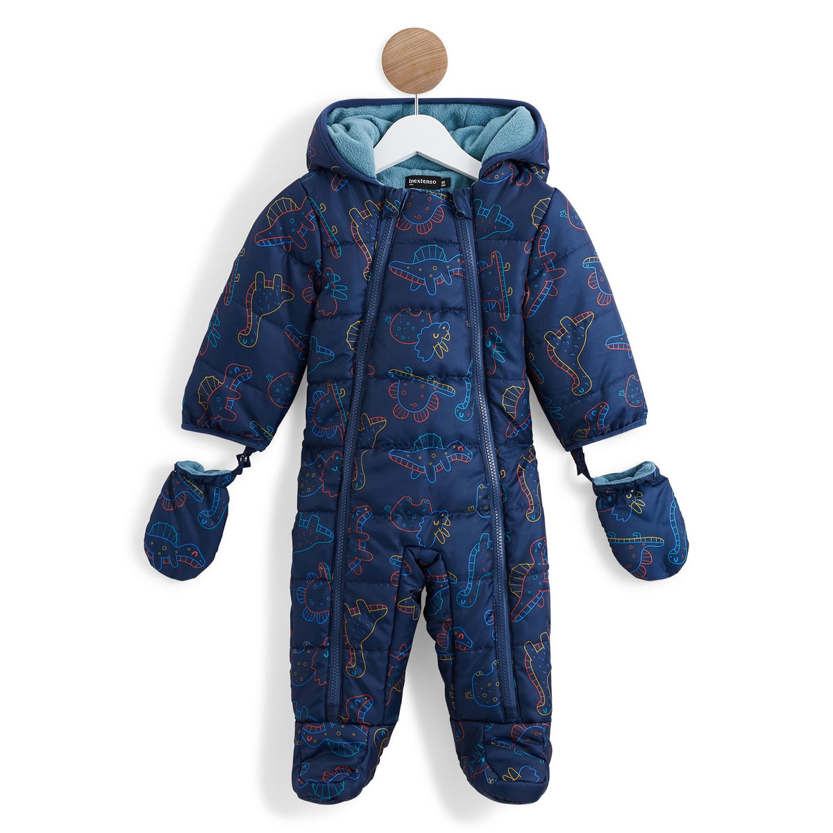 Grenouillère Panda Bébé 2025 - Combinaison Neige Polaire Avec Capuche, Moufles, Chaussons - Fille Garçon Hiver