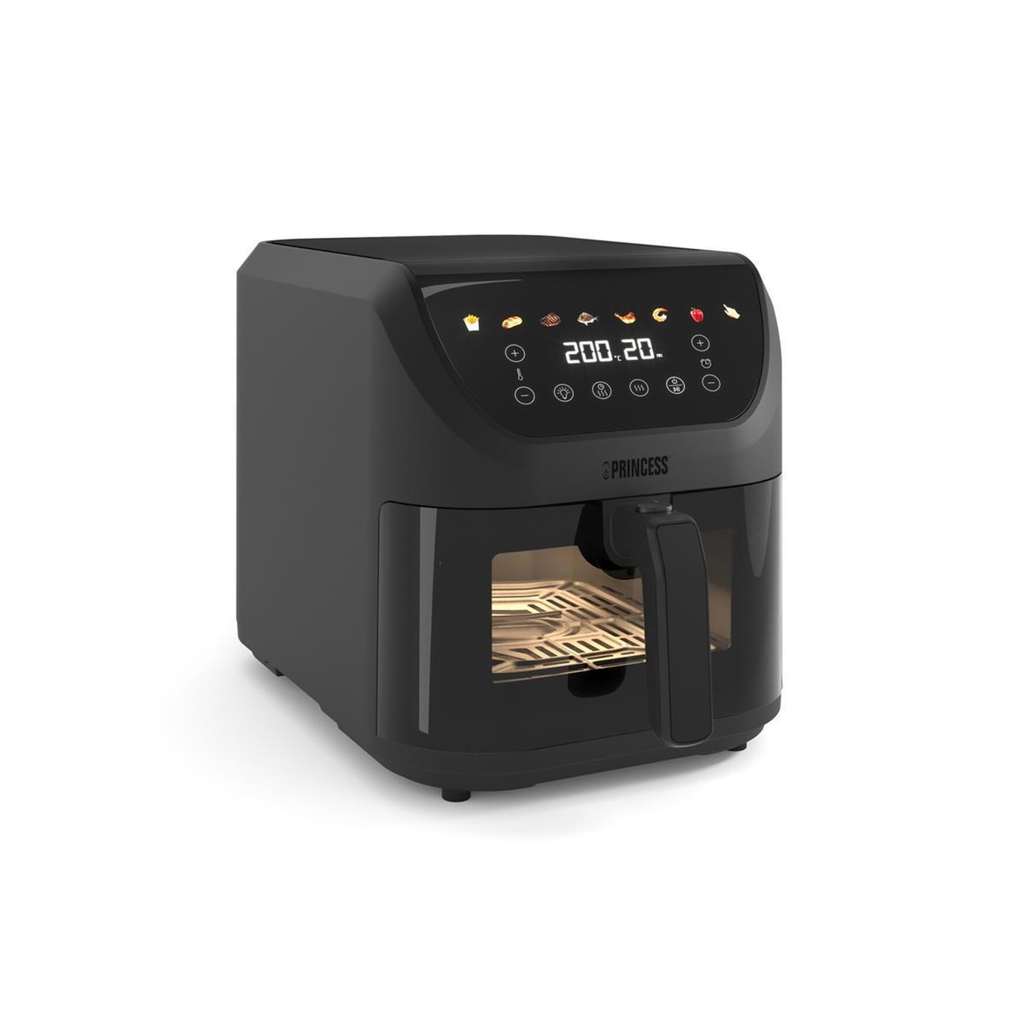 Voir la diapositive 3 : PRINCESS Friteuse à air chaud Princess 182476 capacité 8 litres
