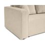 Voir la diapositive 6 : BEST MOBILIER Topaze - canapé 3 places - convertible avec coffre - en tissu velours relief