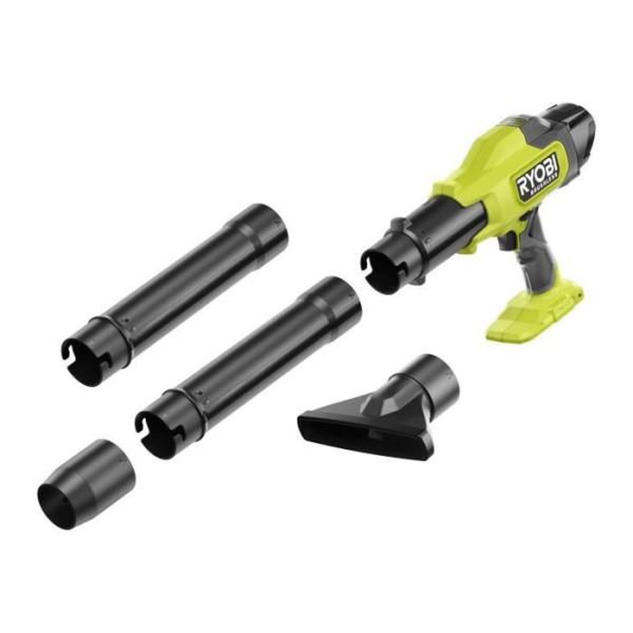 Voir la diapositive 3 : Ryobi Souffleur ultra compact - RYOBI - 18 V - Brushless - Vitesse max. 241,5 km/h - Débit air max. : 6,51 m³/min - Vendu sans batte