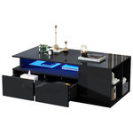 MERAX Table basse. Coloris disponibles : Blanc, Noir