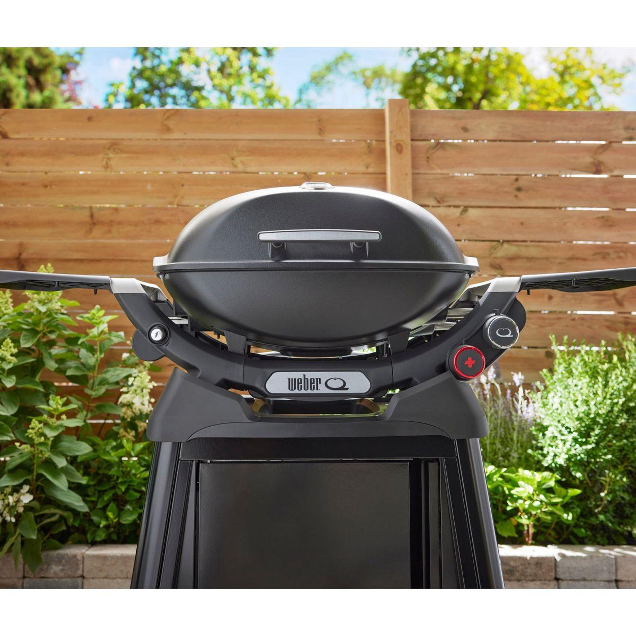 Voir la diapositive 4 : Weber Barbecue gaz q 2800n black, sur chariot, 2 brûleurs, surface de cuisson 51x41 cm