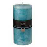 Paris Prix Bougie Cylindrique Déco  Junina  20cm Bleu Azur