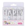 Voir la diapositive 2 : Paris Prix Lot de 13 Bougies  Happy Birthday  8cm Argent