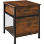 Voir la diapositive 3 : tectake Table de chevet Style industriel 45 x 46 x 555 cm