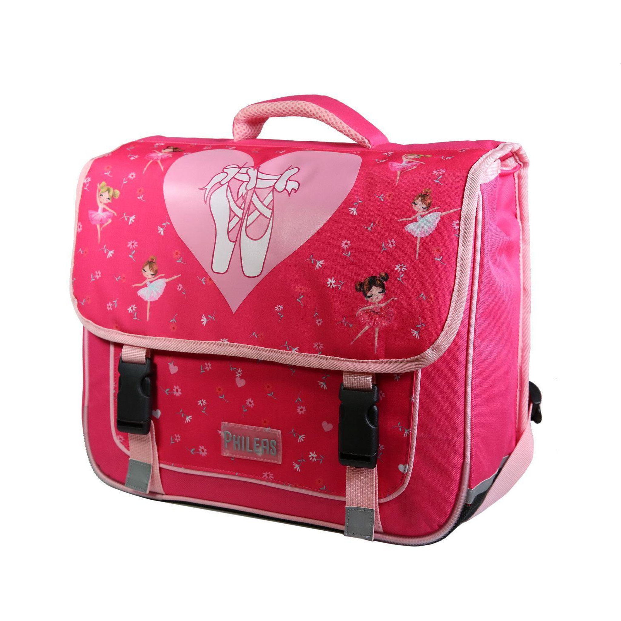 Voir la diapositive 2 : Bagtrotter BAGTROTTER Cartable 38 cm Phileas Rose Danseuses