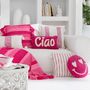 Voir la diapositive 3 : Paris Prix Coussin Déco Tufté Ciao  Polly  30x50cm Rose