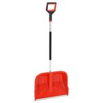 VIDAXL Pelle a neige Rouge 136 cm Aluminium