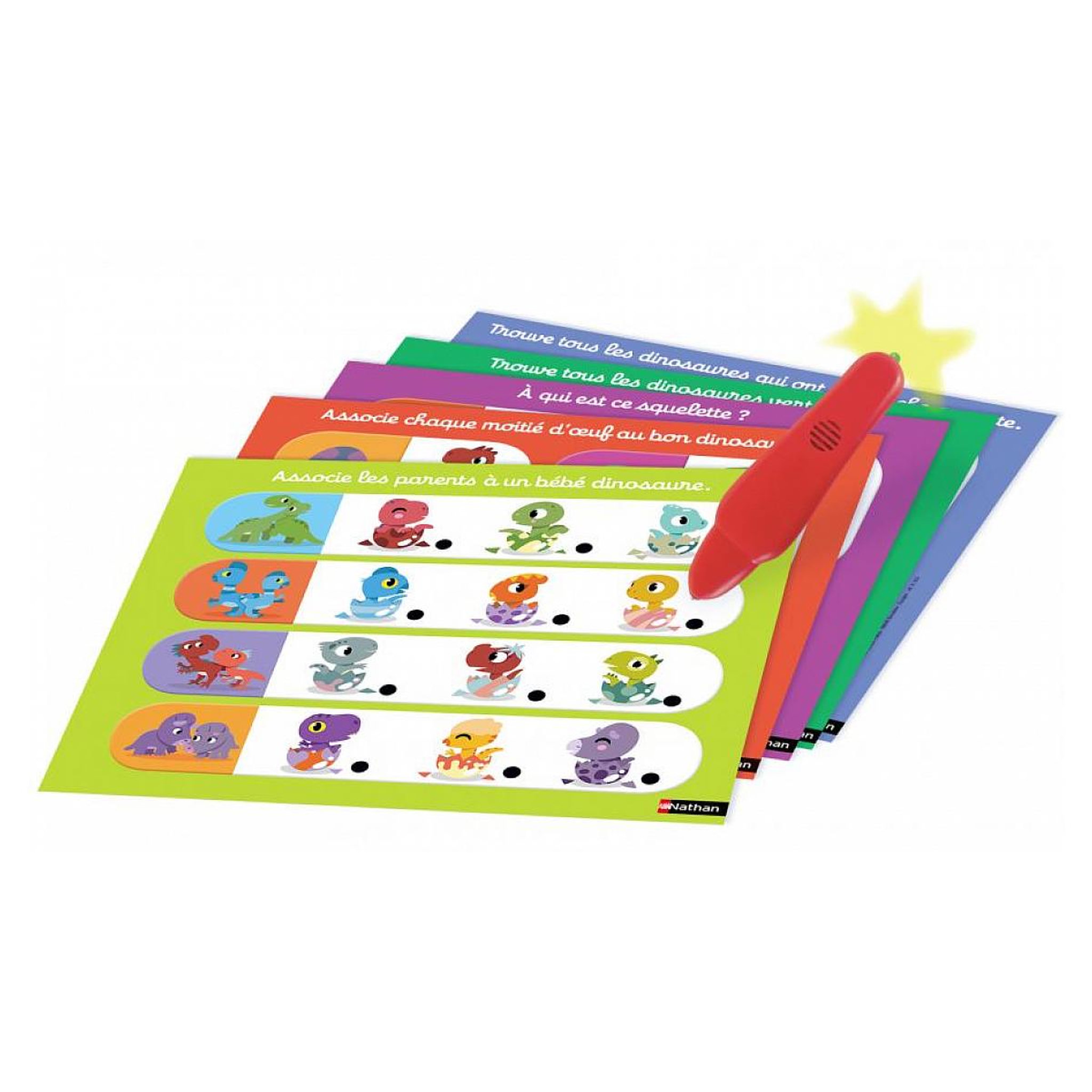Voir la diapositive 2 : Nathan Baby electro - Dinosaures