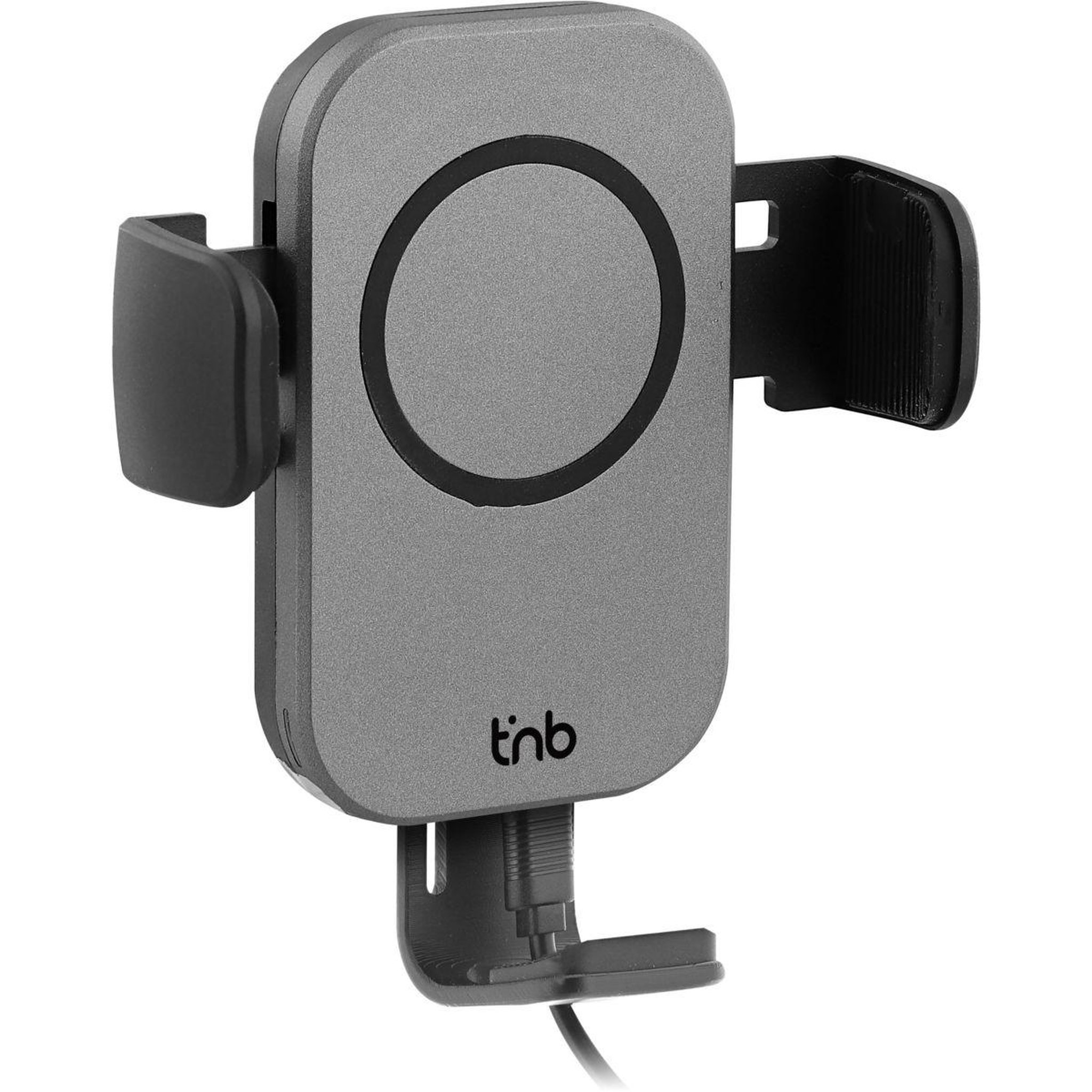 Voir la diapositive 2 : TNB Support smartphone 15w pour tesla noir et gris