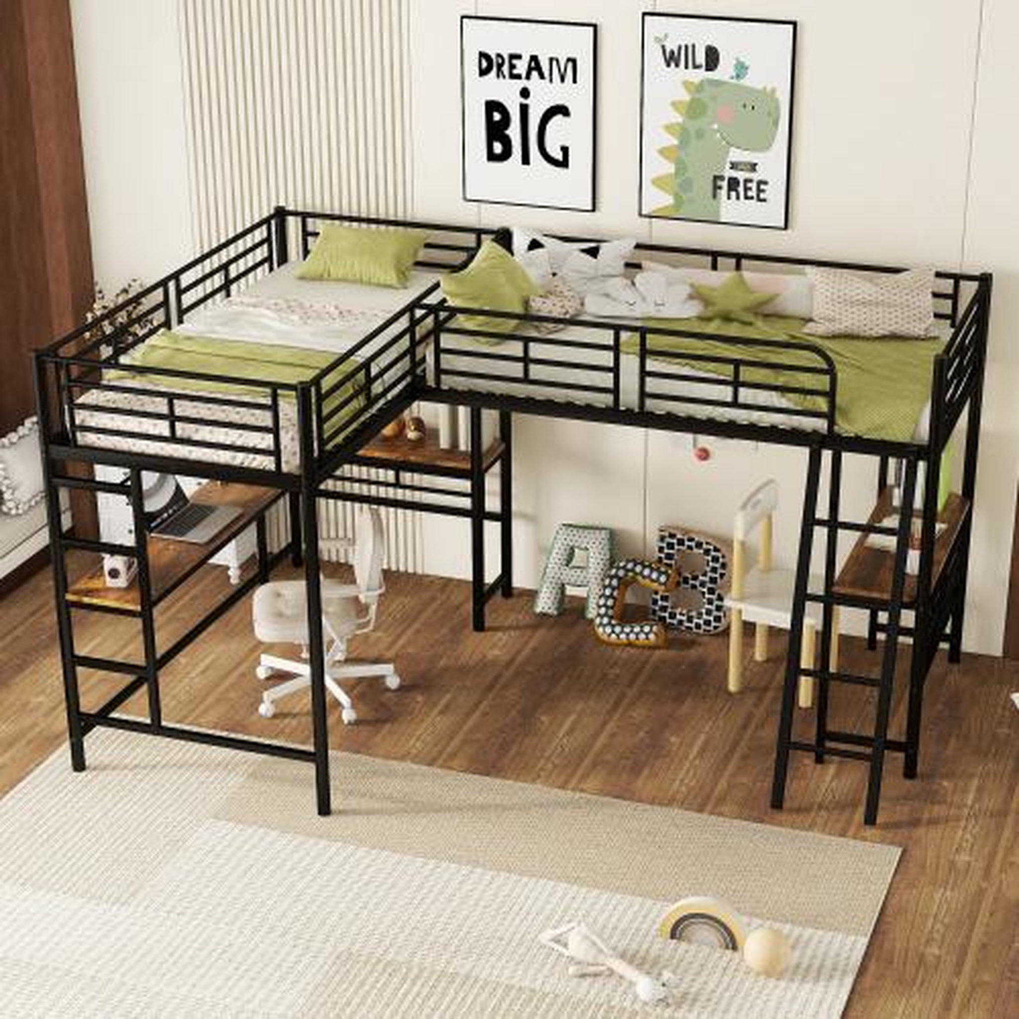 Voir la diapositive 5 : MERAX Lit mezzanine enfant