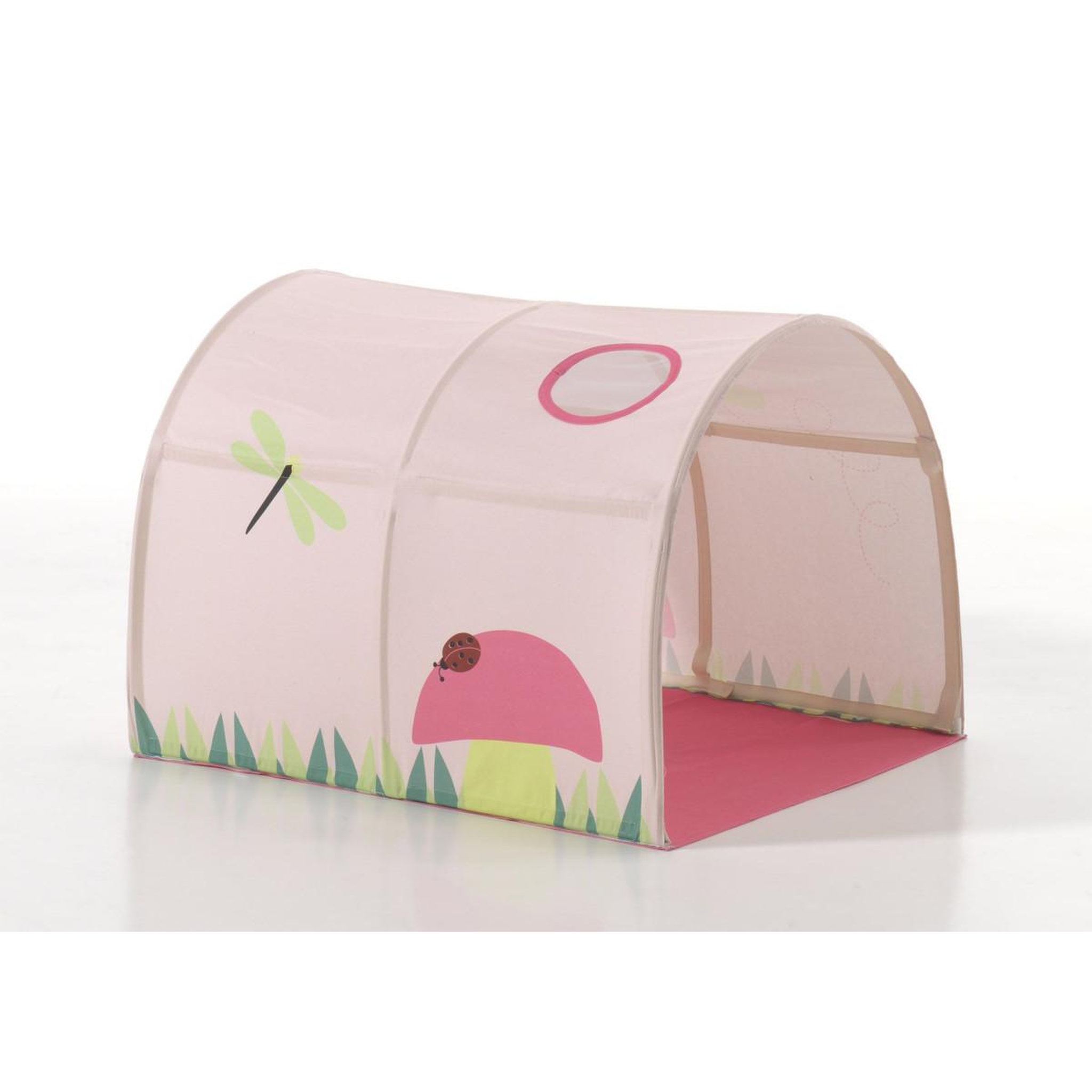 Voir la diapositive 5 : Paris Prix Lit enfant toboggan, tente & tunnel  scott spring  90x200cm blanc