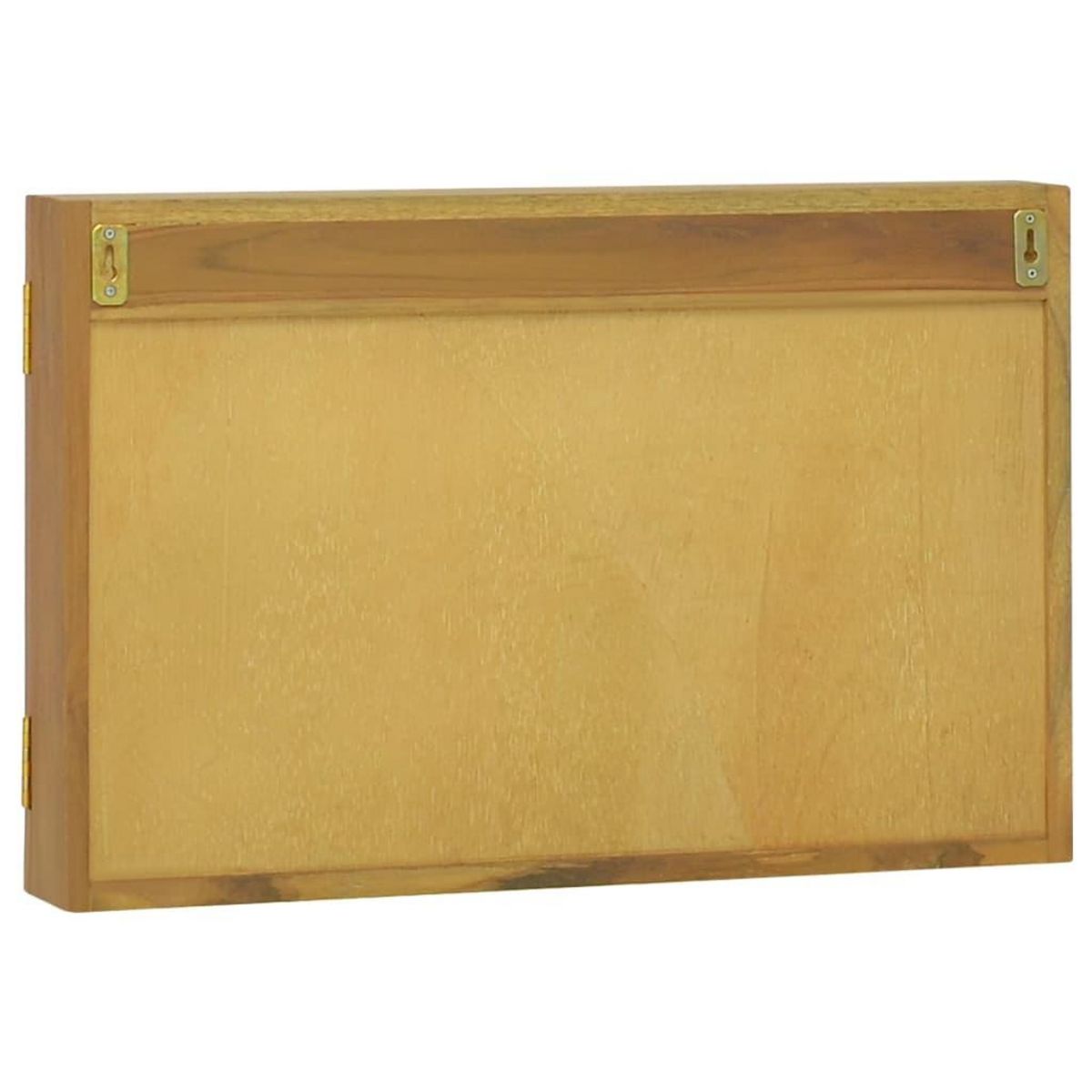 VIDAXL Armoire a miroir 60x10x40 cm Bois de teck solide
