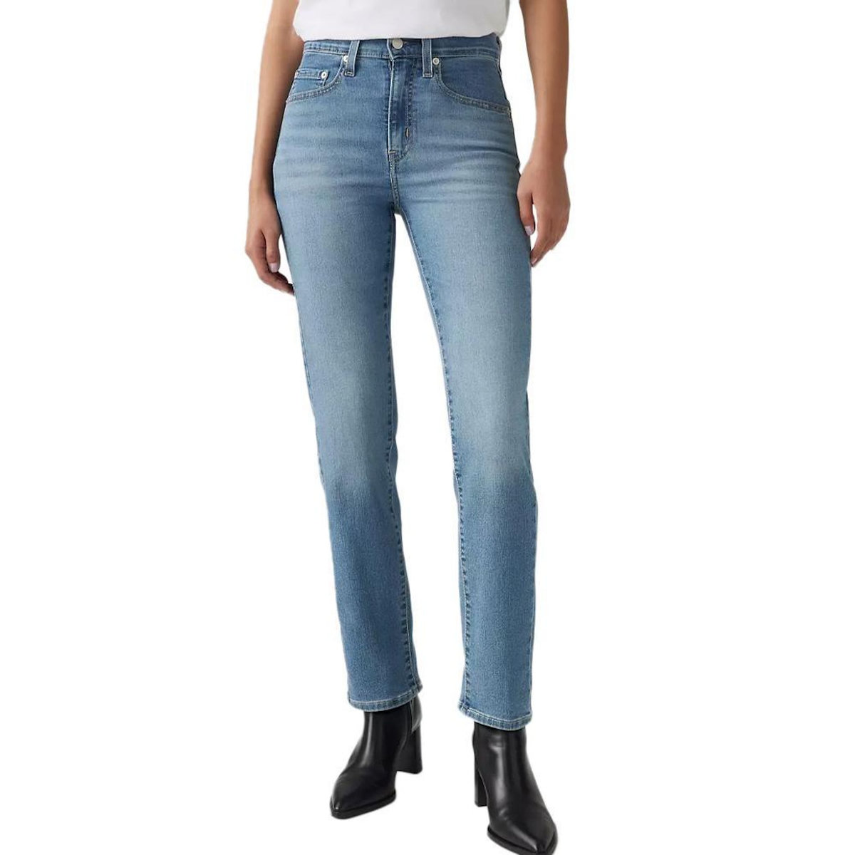 Levi's Jean 724  Clair Femme Levi's  High Rise Straight 18883   W27