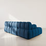 Voir la diapositive 5 : LISA DESIGN Ruby - canapé modulable d'angle gauche 4 places en velours texturé