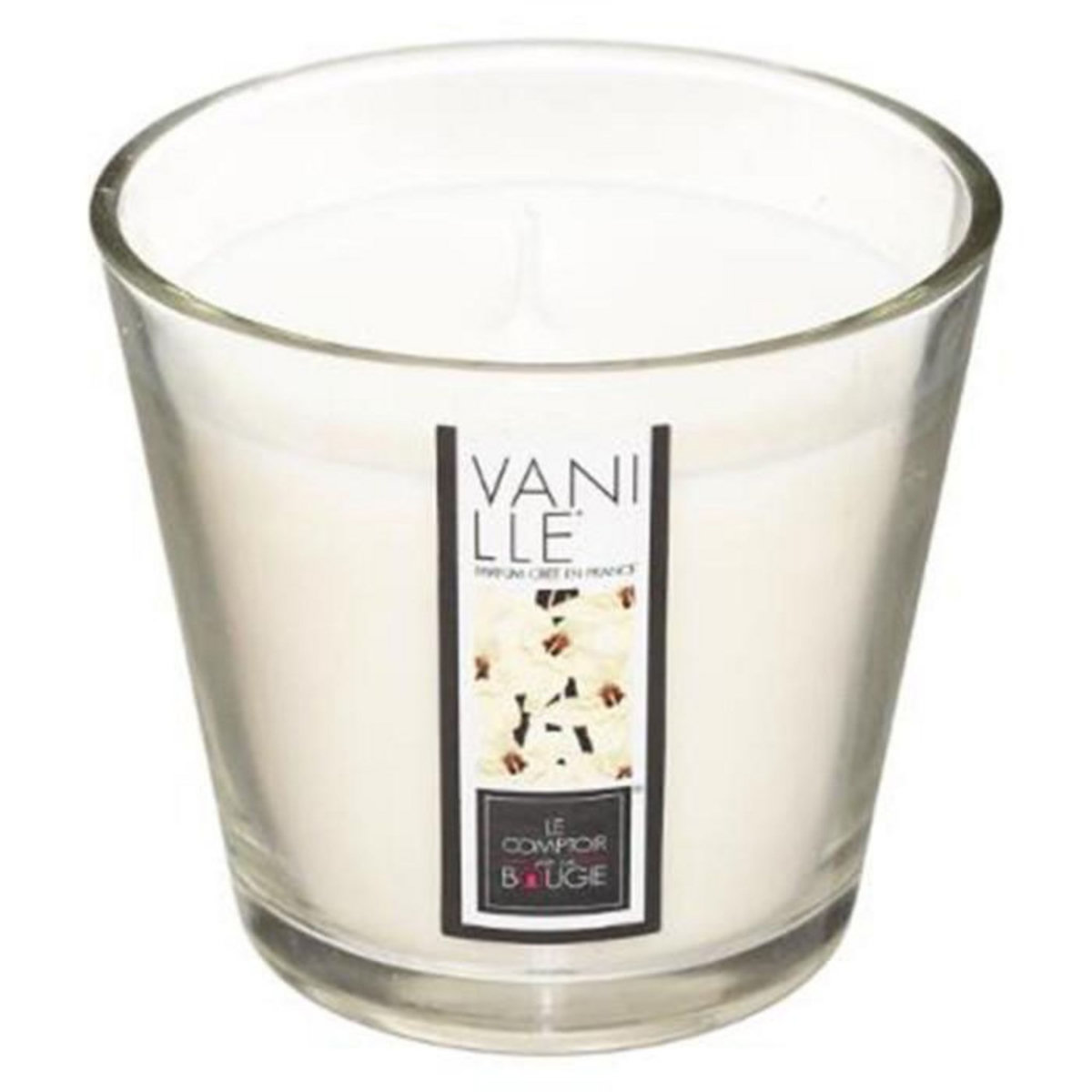 COMPTOIR DE LA BOUGIE Bougie Parfumée en Verre  Nina  190g Vanille