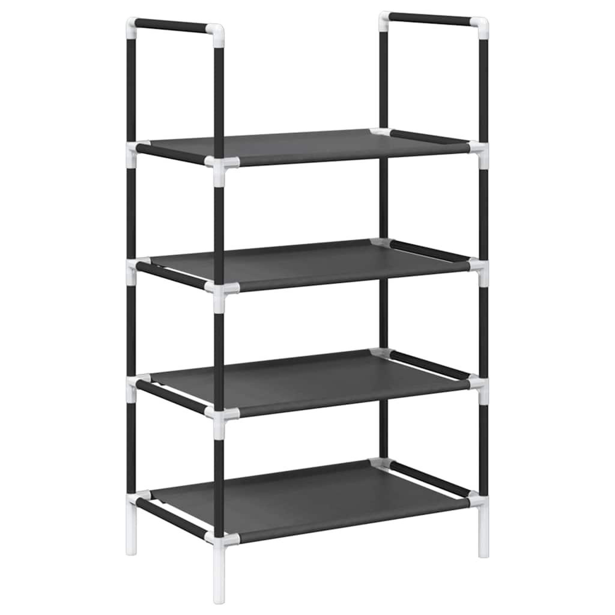 Voir la diapositive 2 : VIDAXL Etagere a chaussures 4 niveaux 44x28x77 cm tissu non-tisse