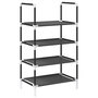 Voir la diapositive 2 : VIDAXL Etagere a chaussures 4 niveaux 44x28x77 cm tissu non-tisse