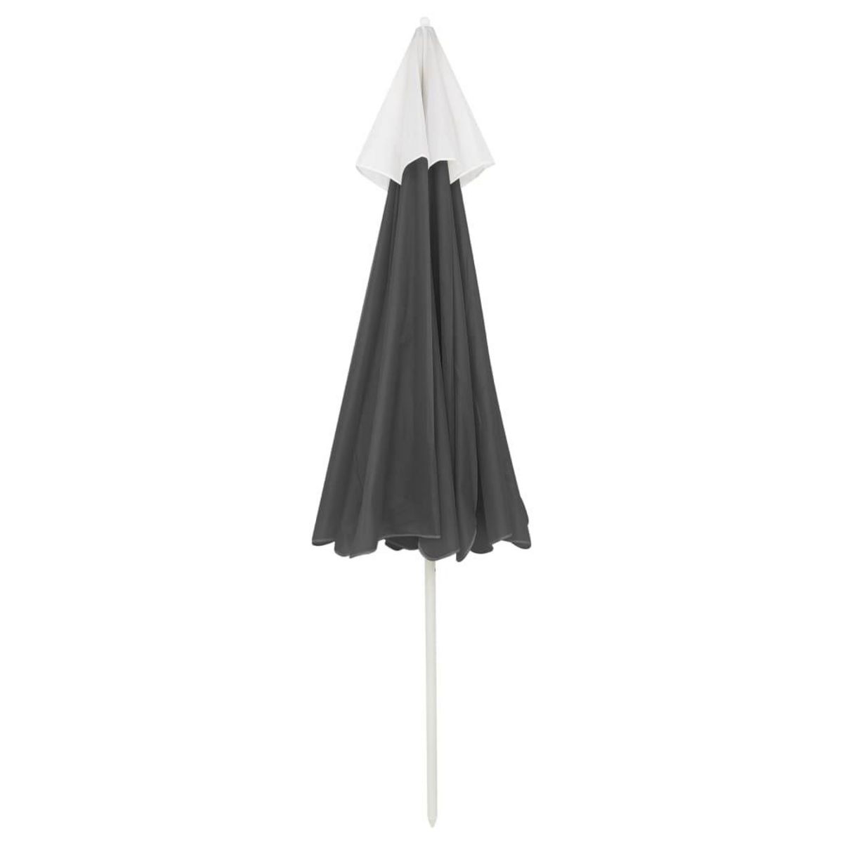 VIDAXL Parasol de plage anthracite 240 cm