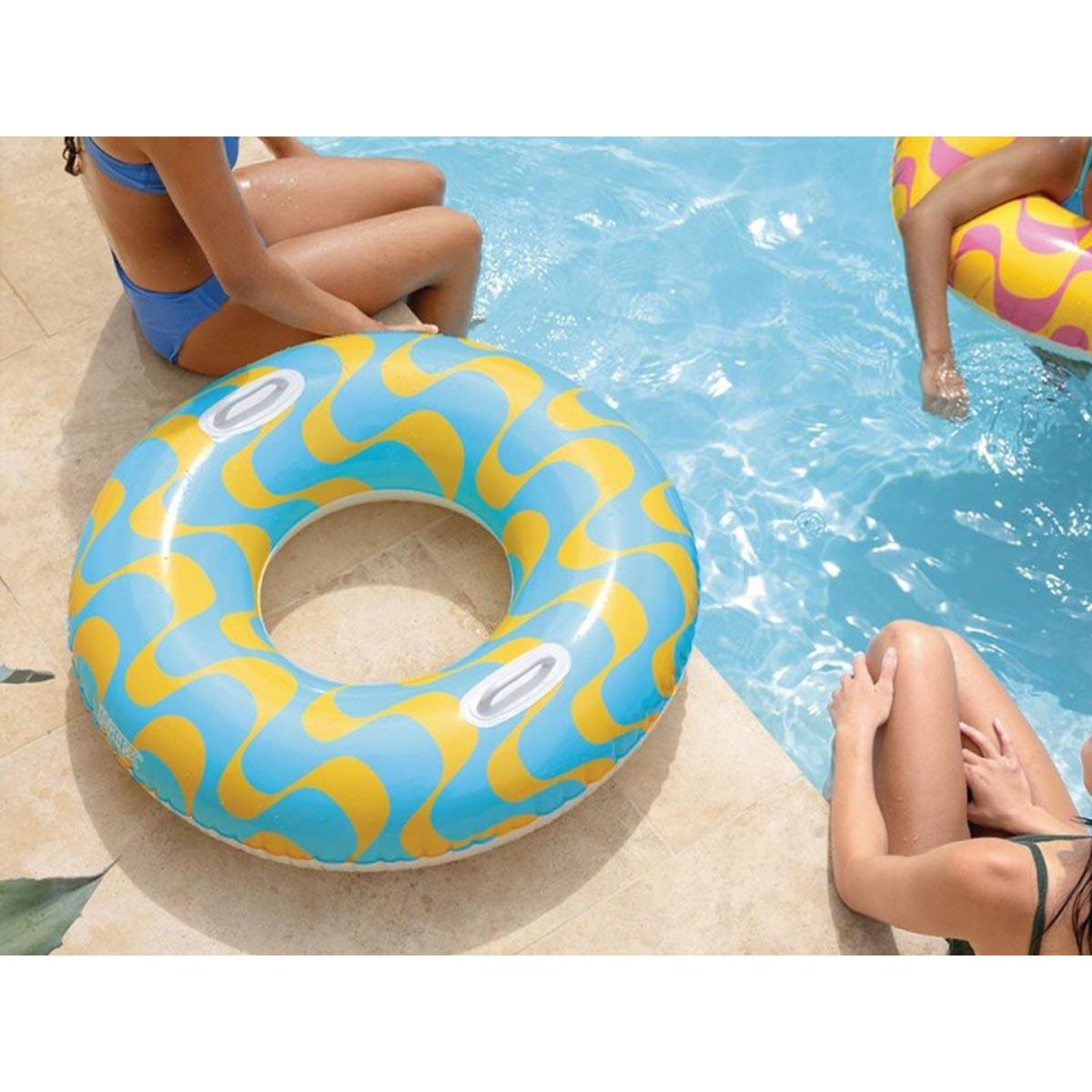 INTEX Bouée gonflable tube 70's Bleu - Intex