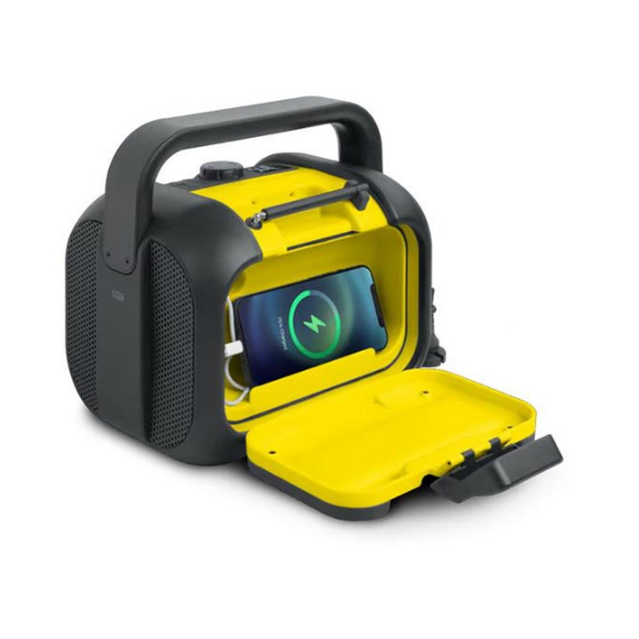 Voir la diapositive 4 : Muse Radio portable jaune/noir - m968bty