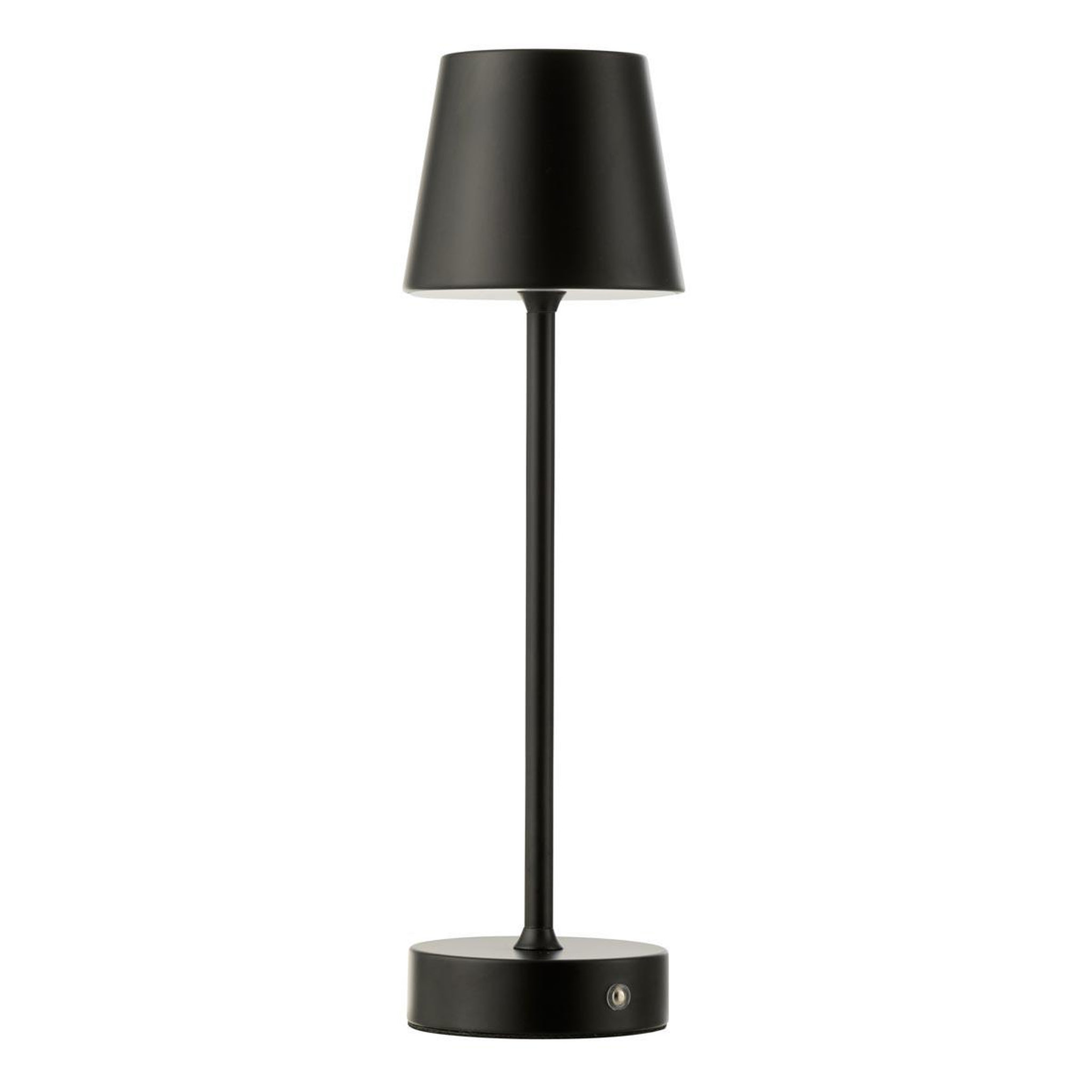 Voir la diapositive 2 : J-LINE Lampe à poser à led  goa  37cm noir
