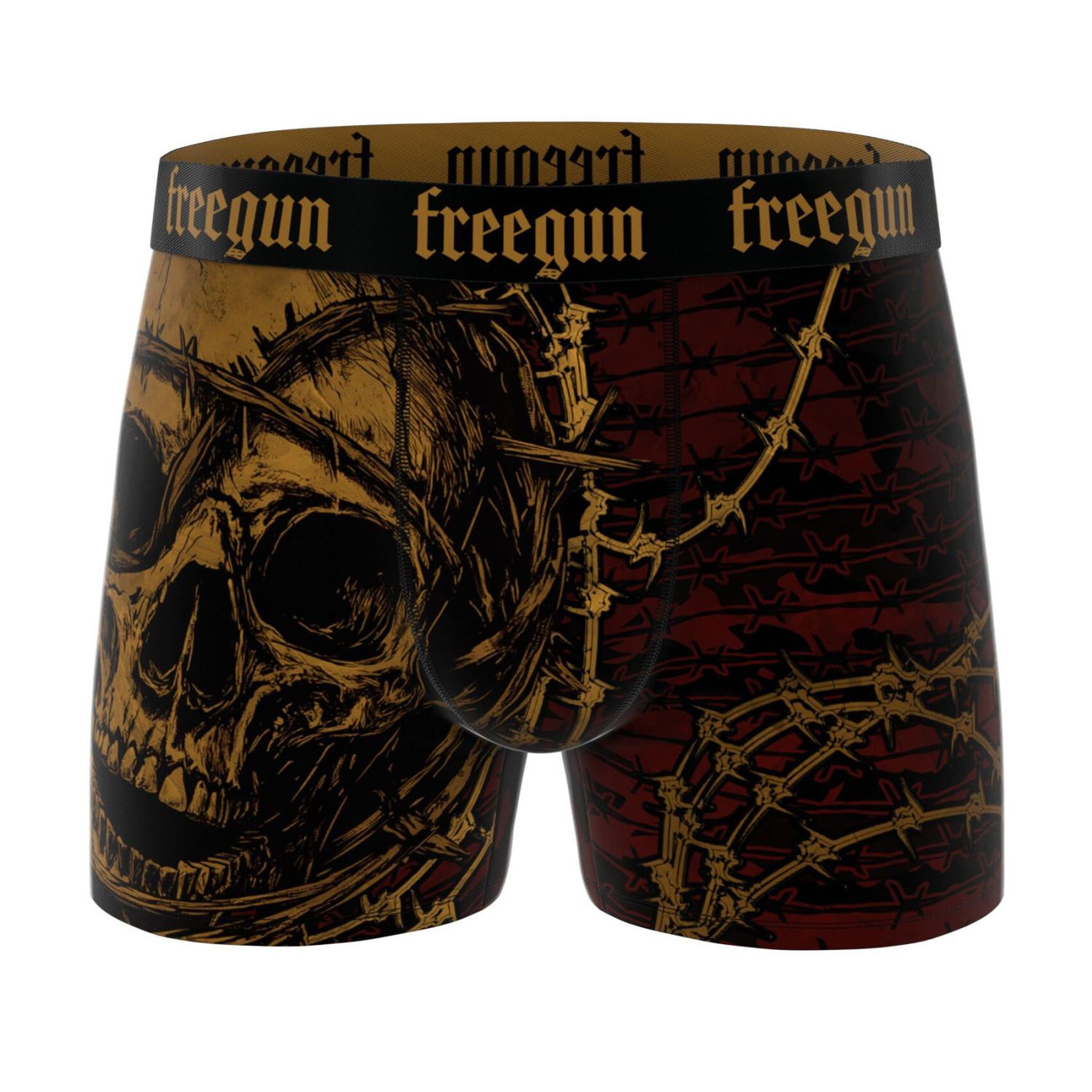 Voir la diapositive 4 : FREEGUN Lot de 3 boxers homme collection rock that