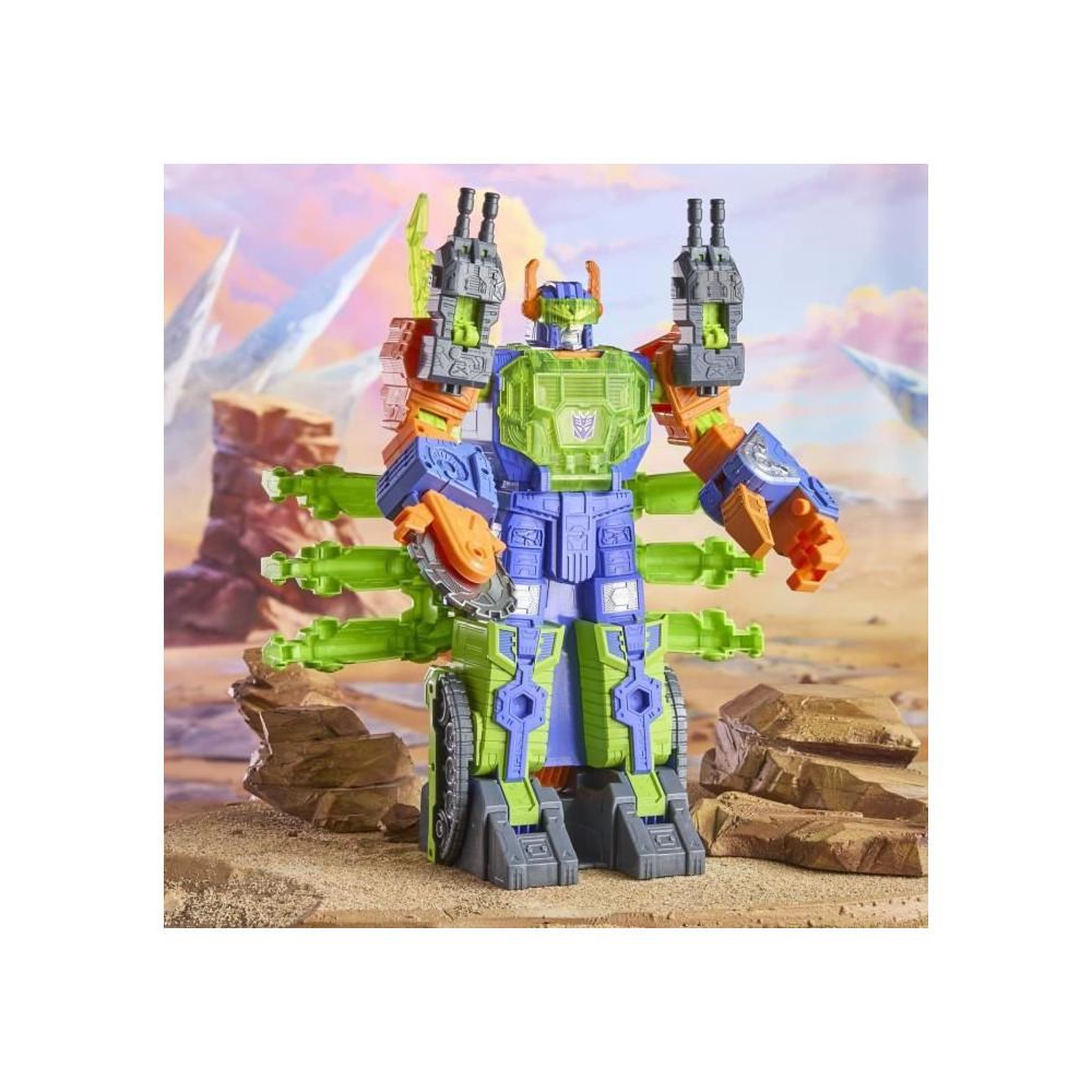 Voir la diapositive 3 : HASBRO Transformers Scorponok Pack de combat, figurine 51 cm convertible, Transformers CYBERWORLD, des 6 ans