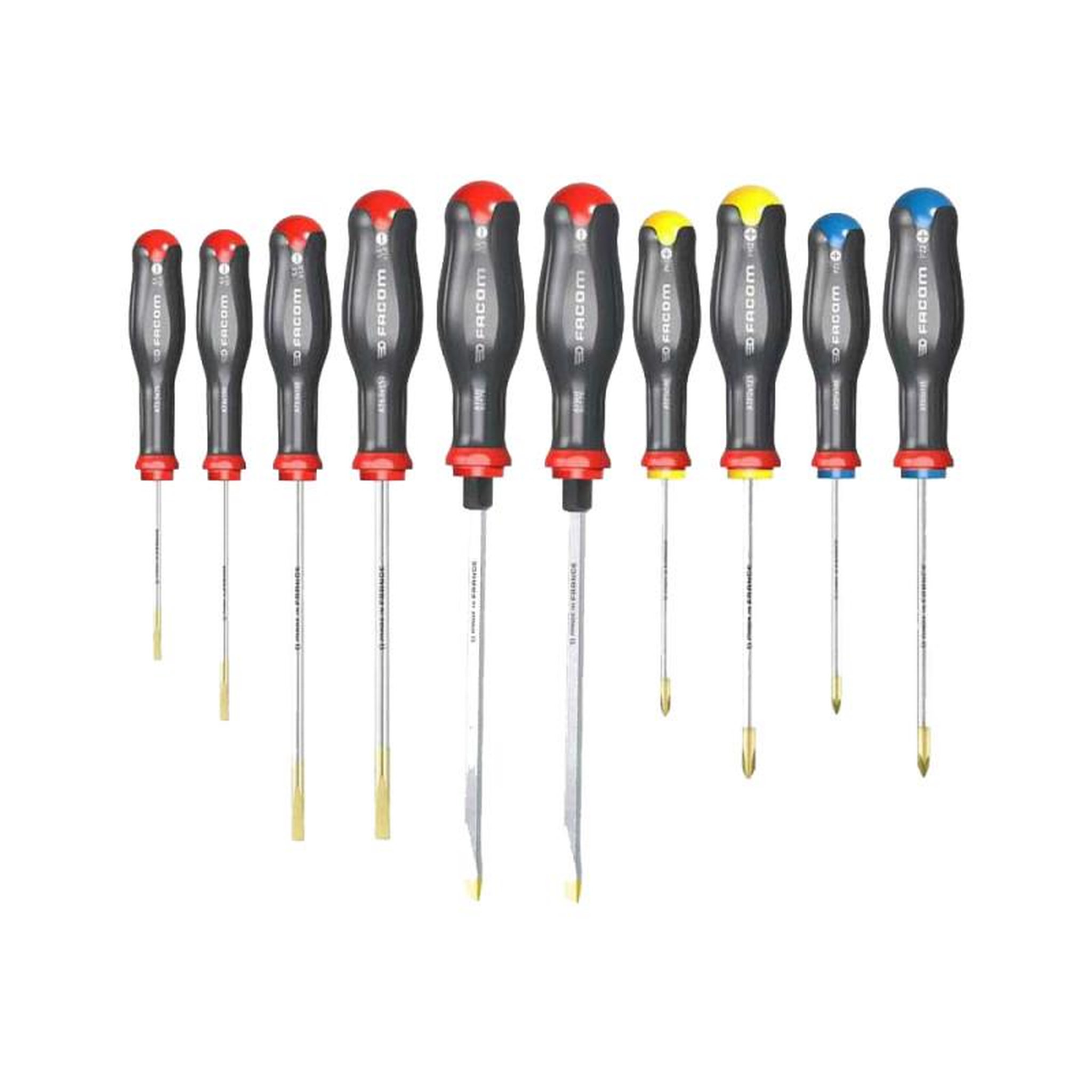 FACOM Jeu de 10 tournevis PROTWIST® FACOM AT.J10