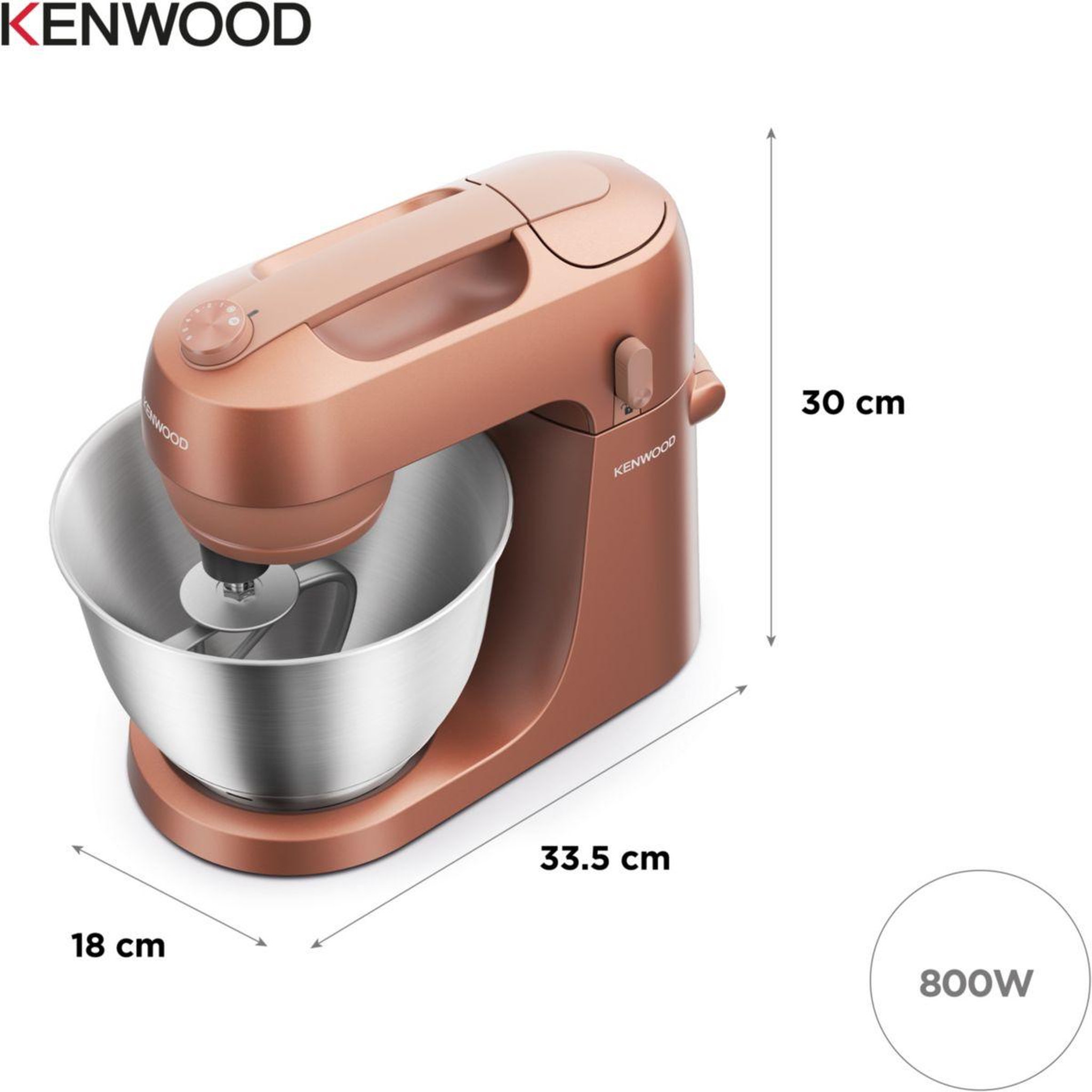 Voir la diapositive 5 : KENWOOD Robot pâtissier go kzm35.000rd