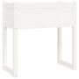 Voir la diapositive 2 : VIDAXL Jardiniere Blanc 78x40x81 cm Bois massif de pin