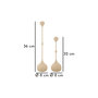 Voir la diapositive 5 : Paris Prix Lot de 2 Chandeliers  Slimmy  37cm Crème