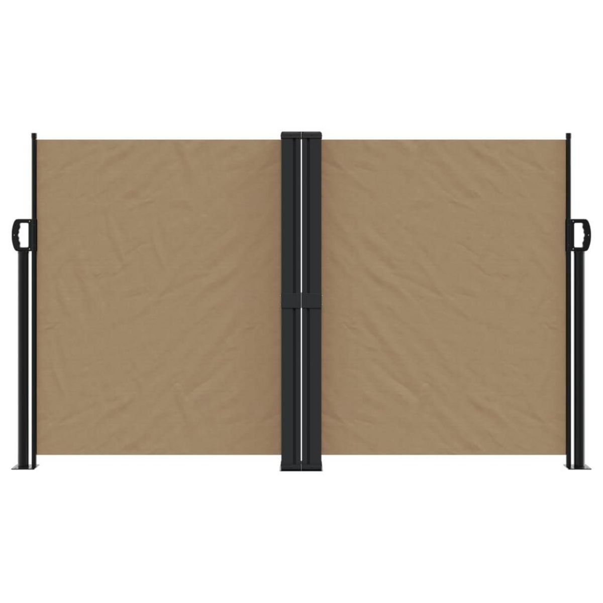 VIDAXL Auvent lateral retractable taupe 140x600 cm