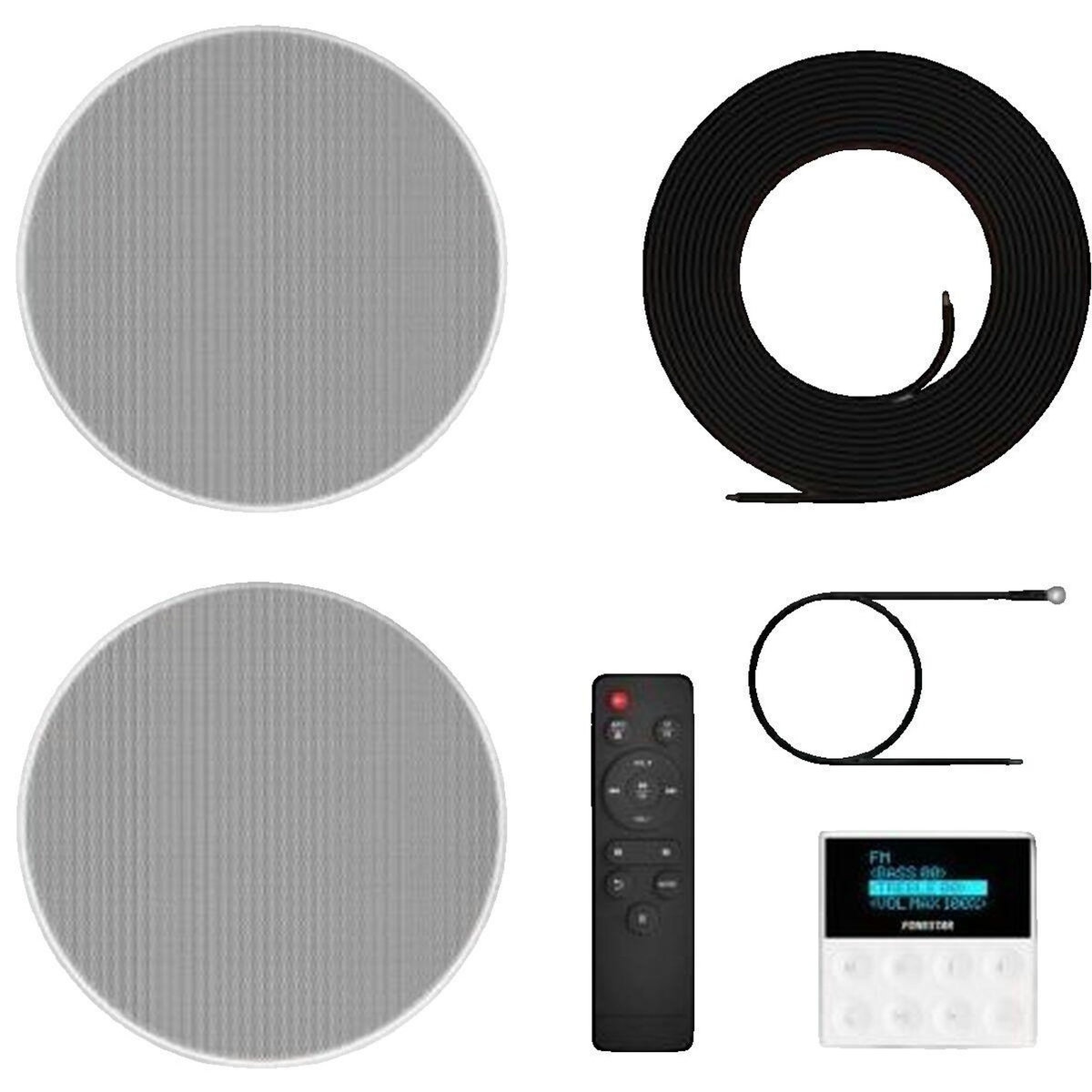 FONESTAR Kit de Sonorisation fonestar 8422521013055 avec enceintes Bluetooth 30W