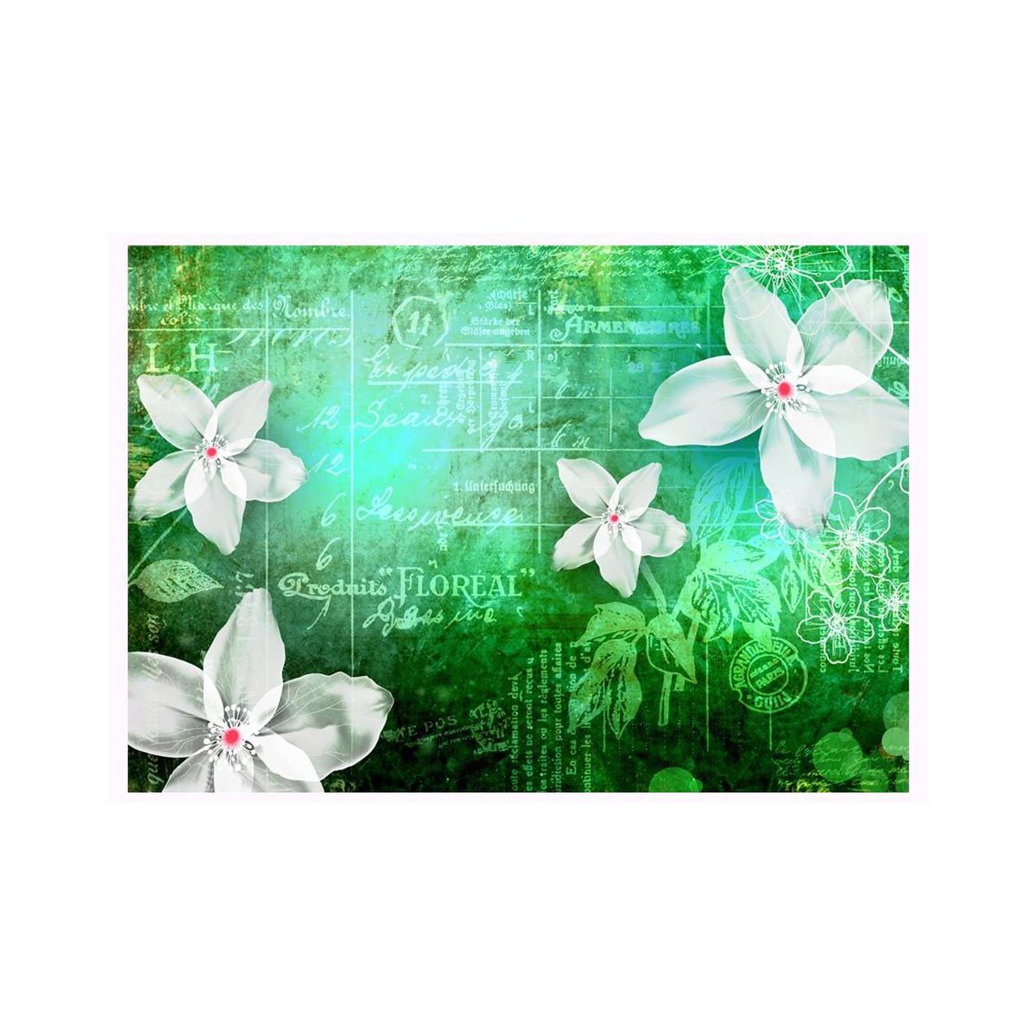 Voir la diapositive 2 : Paris Prix Papier peint  floral notes iii