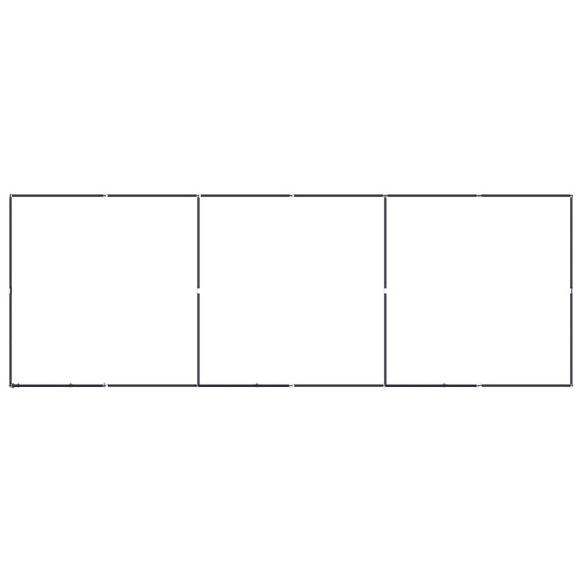 VIDAXL Chenil d'exterieur pour chiens Acier 11,06 m²