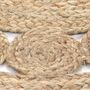 Voir la diapositive 4 : VIDAXL Tapis Jute design tresse 120 cm Rond