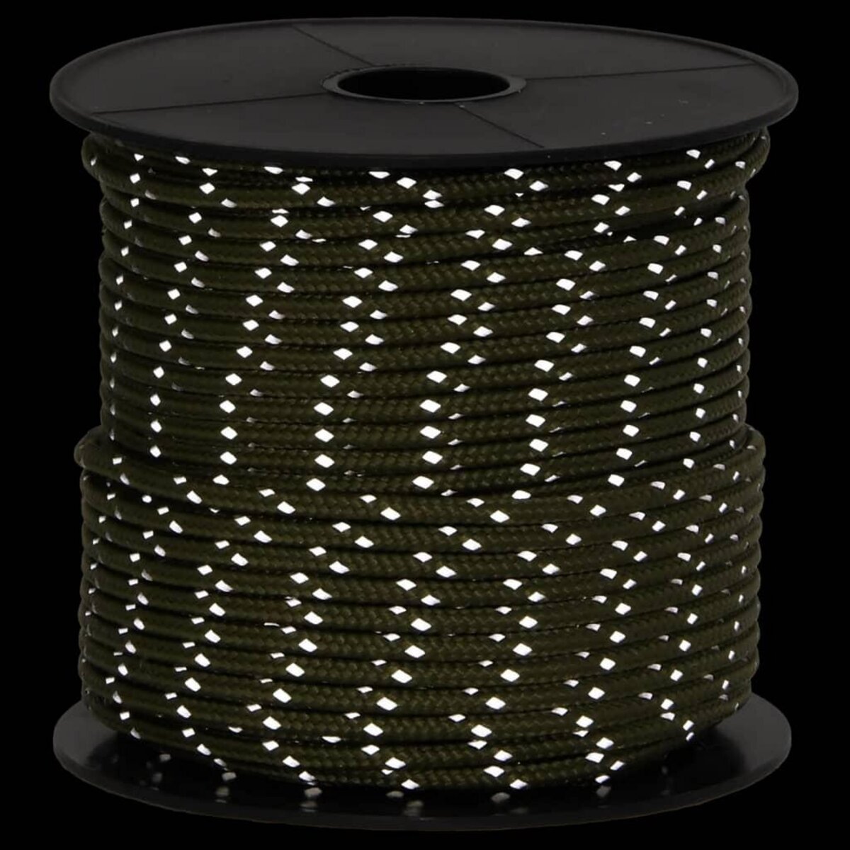 VIDAXL Corde de haubanage de tente avec bandes reflechissantes et cles