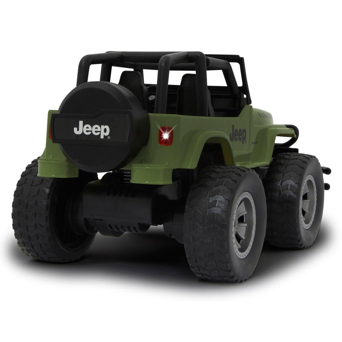 Jamara Voiture télécommandée Jeep Wrangler Rubicon 1:14 vert olive 2,4GHz