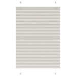 VIDAXL Store plisse gris clair 85x100 cm largeur du tissu 84,4 cm