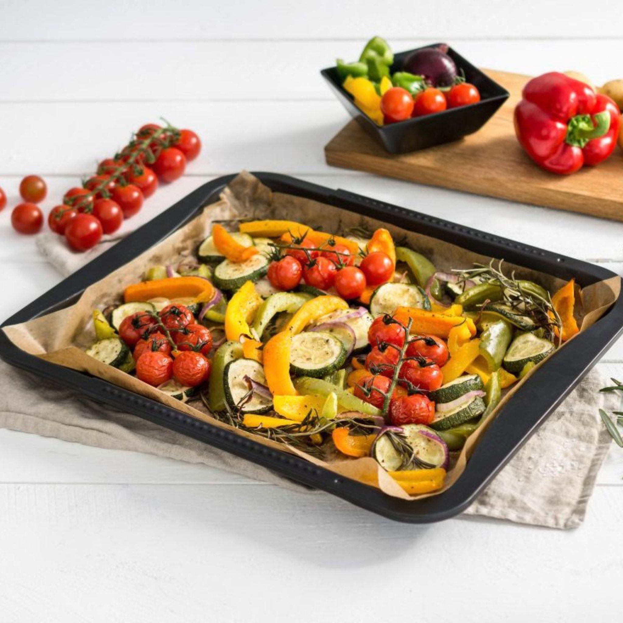 Voir la diapositive 4 : ZENKER Plaque de four extensible de 35-52 x 32 cm et 7 emporte-pièces de noël en inox zenker noël