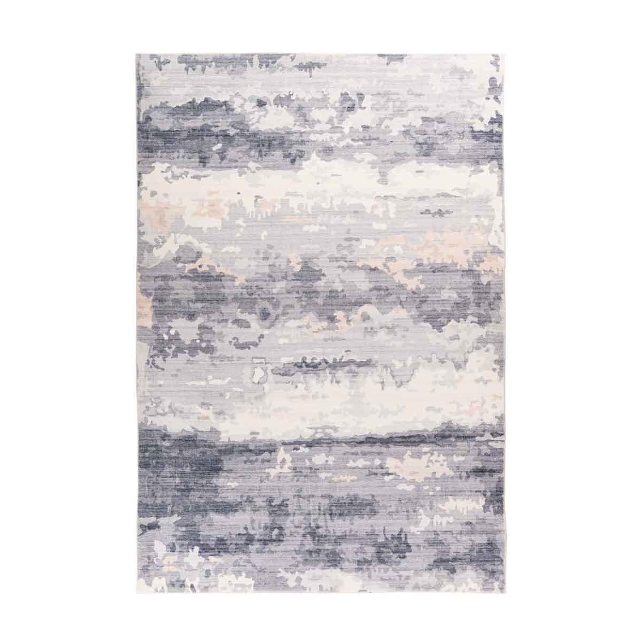Voir la diapositive 1 : Paris Prix Tapis Tissé à Poils Courts Vintage  Ilian III  Gris
