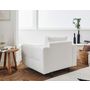 Voir la diapositive 2 : LISA DESIGN Rune - fauteuil - en tissu bouclette