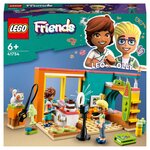 LEGO Friends 41754 La chambre de Léo, Jouet sur la Pâtisserie, avec Mini-Poupée, Accessoires & Animal de Compagnie