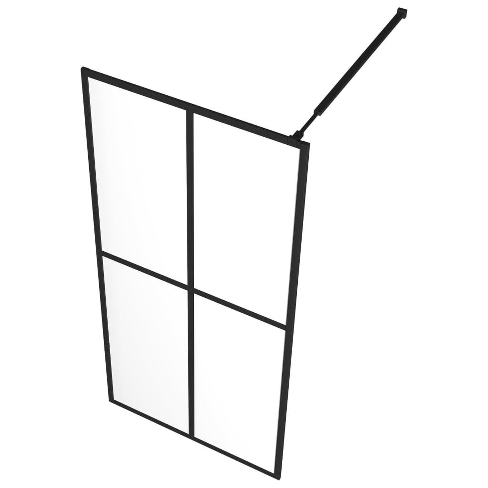 Voir la diapositive 5 : VIDAXL Ecran de douche Verre trempe transparent 90x195 cm