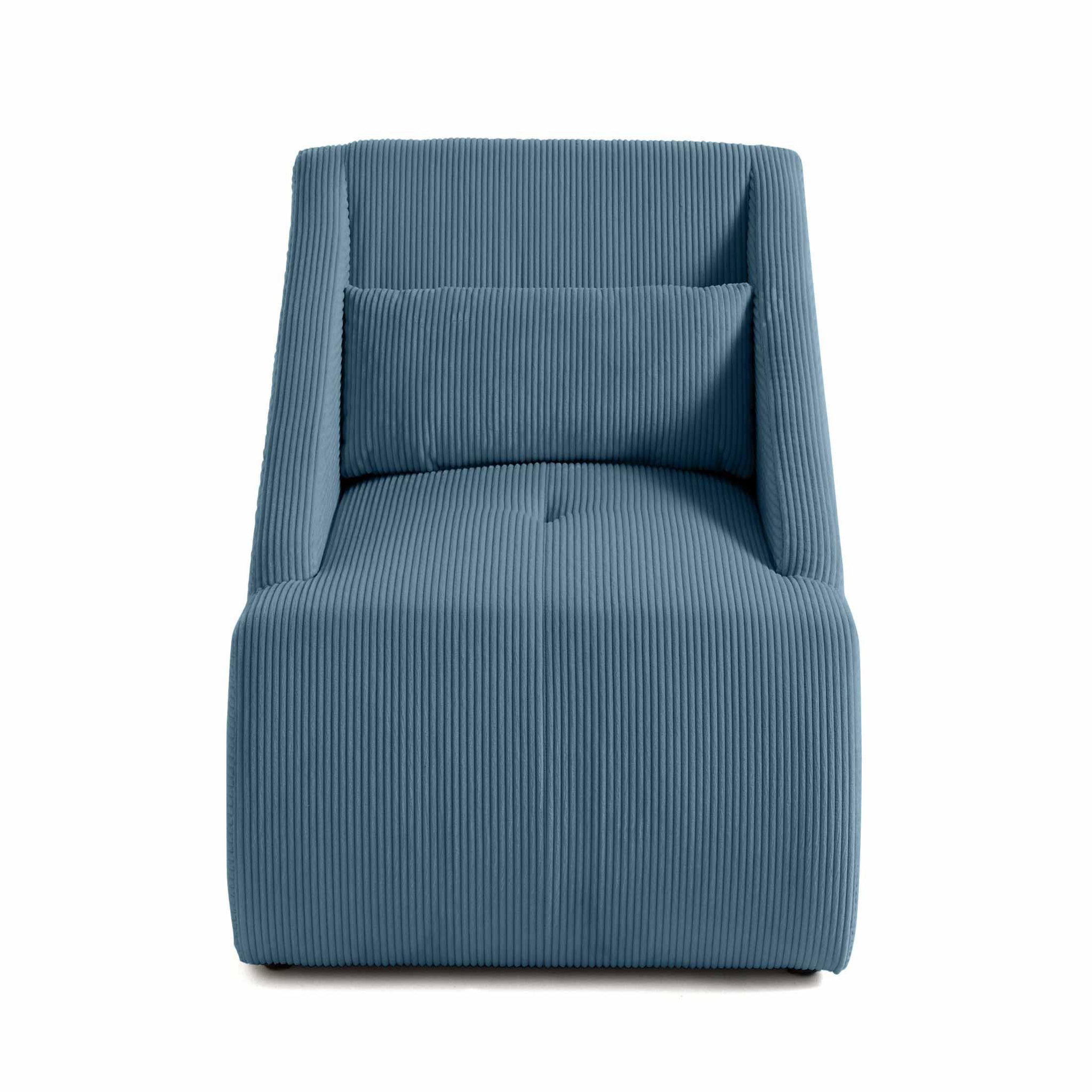 Voir la diapositive 1 : LISA DESIGN Onyx - fauteuil - en velours côtelé